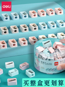 Durable Mini Handheld Pencil Sharpener for Children Kindergarten Girls Primary School Students Cartoon Design Stationery