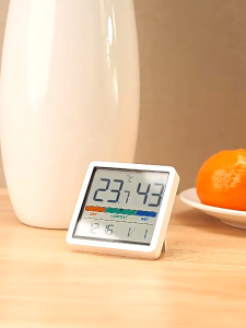 Đồng Hồ Đo Nhiệt Độ Độ Ẩm Không Khí Duka TH1 - Nhiệt Ẩm Kế Để Bàn Treo Tường Điện Tử Chính Hãng