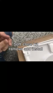 Top Fix Hinge and soft close kit toilet seat cover top install screw kit