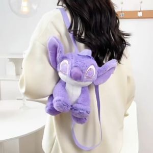 Ba Lô Đeo Vai Gấu Nhồi Bông Hình Stitch Đáng Yêu Thiết Kế Đơn Giản