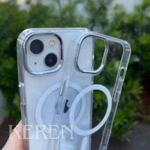 CLEAR CASE CASING BELKIN MAGNETIC MAGSAFE COMPATIBLE FOR IPH 11 12 13 14 15 PRO PLUS PROMAX
