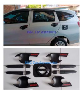 Paket Lengkap Cover Handle Outer Plus Tutup Bensin Sigra Limited Edition Hitam Doff