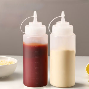 Clear Plastic Squeeze Bottle丨Condiments Bottle丨Sauce Bottle丨Squirt bottle丨Condiment Dispenser丨80%off