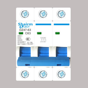 Air circuit breaker AC MCB 3P 6A 10A 16A 20A 25A 32A 40A 50A 63A 230V-400V air switch circuit breaker With CE qualification certificate