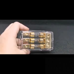 [MYC] Car 3 way AGU Audio 60A Amp Fuse Holder Block Fuse Box (1105)
