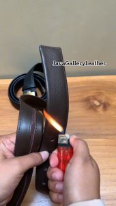 Ikat Pinggang kantong Resleting Formal Brass gold Rapi RG-01 Sabuk Risleting Pria kulit Sapi