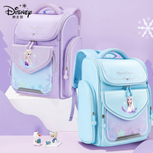  Princess Elsa Large Capacity Backpack Girls School Bag Primary Education Lightweight Design Childrens Bookbag