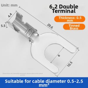 MEINWAY | Toothed U Shape Copper Terminal