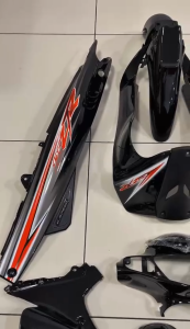 COVERSET BODYSET YAMAHA 125 125ZR 125Z ORIGINAL HLY HITAM OREN SMX/MLB2 SIAP TAMPAL STICKER MORITAKA