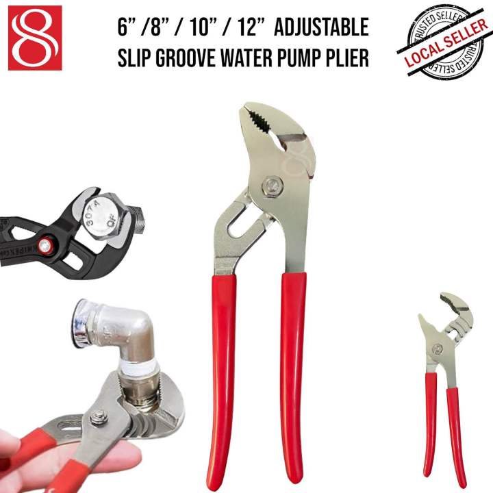 Quick release slip groove water pump plier, plumbing plier Lazada
