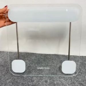 Simple health TH เครื่องชั่งน้ำหนักสุขภาพ เครื่องชั่งน้ำหนักดิจิตอล ที่ชั่งน้ำหนัก Digital Weight Scale จอแสดงผล LED แบตเตอรี่ทน ใช้งานยาวนาน รับประกัน 3 ปี