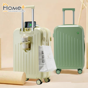 (HOME+) Multifunctional Luggage Student Korean Version Travel Case Large Capacity Password Box