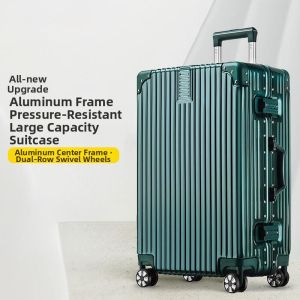Large Quiet Trolley Luggage with Password Lock