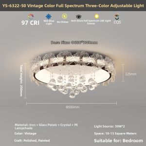 OUCHAO | Elegant Eye-protecting Ceiling Light