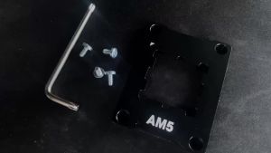 AMD AM5 CPU Safety Fixed Frame Armor Hợp Kim Nhôm Màu Đen Vỏ Bảo Vệ Chống Uốn Cong Cho Bộ Xử Lý Với Tuốc Nơ Vít Và Ốc Vít Hình Chữ L