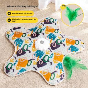 7o | Đồ Chơi Điện Xoay Cho Mèo Nơi Ẩn Náu Nhà Chơi Dụ Dỗ Que Sao