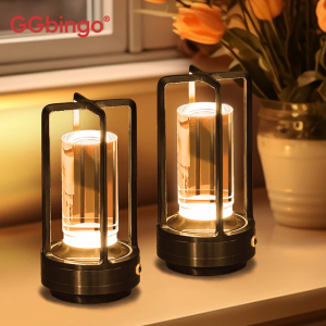 GGbingo Cordless Led Table Lamp Mood Desk Lamps Outdoor Camping Atmosphere Lighting Cofffe Shop Decoration Night Lights