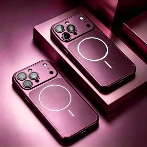 Instantly Change to iPhone 17 18 Pro Max Luxury Frosted AG Glass Finish Instant Upgrade Magnetic Wireless Charge Phone Case Compatible for iPhone 13 14 1516 17 18 PRO MAX