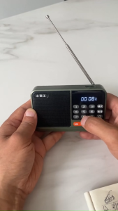 Đài FM Radio S59 Hỗ Trợ USB Thẻ Nhớ Bluetooth Pin Sạc Dung Lượng cao
