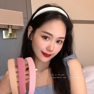 Korean Multi-color Hair Band Soft Flannel Head Band Fresh Temperament Simple Summer Headband Hair Accessories Hairpin