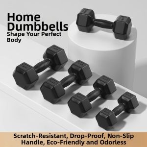 baomafanxi | Home Fitness Hexagonal Dumbbell 10kg