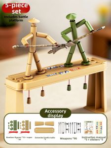 XIONGBUFAN | DIY Two Player Battling Toy Parent-Child Interactive Tabletop Game