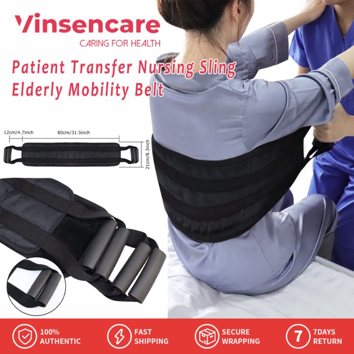 Vinsencare Patient Transfer Nursing Sling Elderly Transfer Moving Belt
