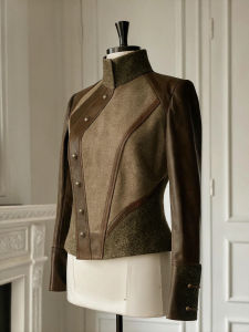 DANTING | Stylish Color Block Short Spring Jacket