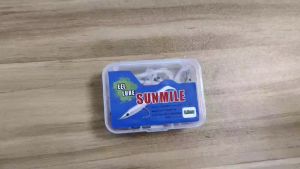 SUNMILE 30pcs Eel Soft Fishing Lure 35mm PescaTackle Wobblers Fish Lures Carp Leurre Souple Soft Baits