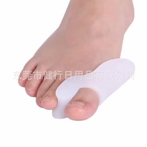 2Pcs Soft Silicone Gel Bunion Corrector Toe Separator & Hallux Valgus Adjuster for Daily Foot Care Comfort
