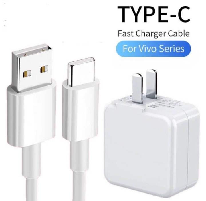 18W Fast Charger with 5V/2A Type-C USB Cable Lazada PH