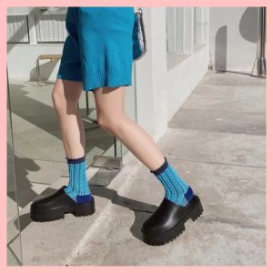 รองเท้า พื้นหนา วัสดุยาง เรียบหรู แมทช์สไตล์ไหนก็เริ่ดในราคาถูก คุ้มมาก สำหรับ QZshop