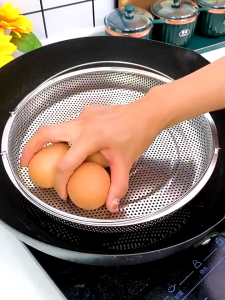 Stainless Steel Steamer Rack Drain Basket Heat-resistant Multifunctional Vegetable Steamer