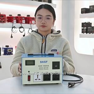 【3 year warranty】1000VA/1500VA AVR automatic voltage regulator SVR-1500VA 50/60HZ servo motor 1KVA AVR delayed energization