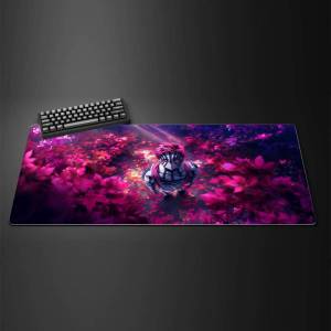 Bandai | Demon Slayer Love Breathing Gaming Mouse Pad Large Rubber Keyboard Desk Mat With 2MM Stitched Edge Design