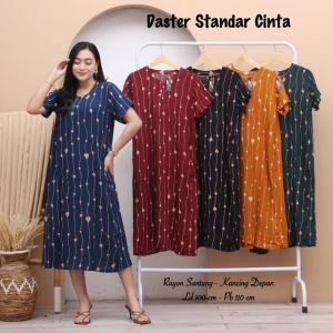 Daster Jumbo Busui Karakter Daster Jumbo Terbaru Bahan Rayon Kancing Depan