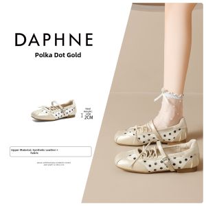 Daphne | Gold Dots Mary Jane Shoes