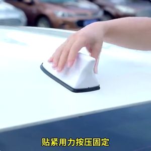 AutoHome เสาอากาศรถยนต์ ฉลามเสาอากาศ FM/AM สำหรับติดรถยนต์ ครีบปลาฉลามเสาอากาศวิทยุ FM/AM สำหรับติดรถยนต์ E78