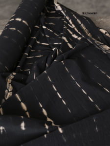 THINGER Designer Tie Dye Long Staple Cotton 80 Thread Count Silk Luster Knitted Fabric for Clothing Home Sponge Pad DIY