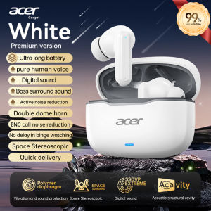 Acer OHR618 In-Ear TWS Wireless Bluetooth 5.4 Earbuds ANC Active Noise Cancelling Headphones with ENC Call & Deep Bass