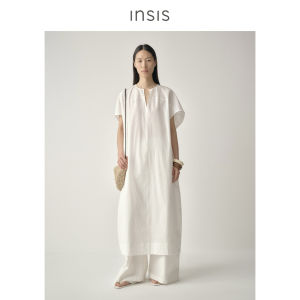 INSIS FEMME | Relaxed Style Flax Cotton Dress