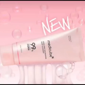 Medicube Pdrn Pink Niacinamide Whip Cleanser 120g Gentle cleansing plus hydrating and brightening.