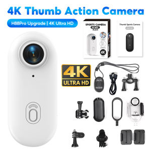 LONAISCI H88Pro Thumb Action Camera 4K Waterproof 120° Wide-angle WIFI Digital Sports Camera HD Recording Outdoor Riding Magnetic Sports Camera 运动相机