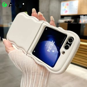 Wave Case for Samsung Z Flip 6 3 4 5 Luxury Shockproof for Samsung Galaxy Z Flip 4 3 5 Case Z4 Flip4 Flip6 flip5 Slim Soft Cover