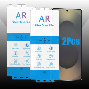 2Pcs AR Anti-Reflection Front Screen Protector for Samsung Galaxy S25 S24 S23 HD Glossy Protective Film Easy Installation+Tools