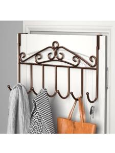 Drill-Free Door Hook Storage Rack