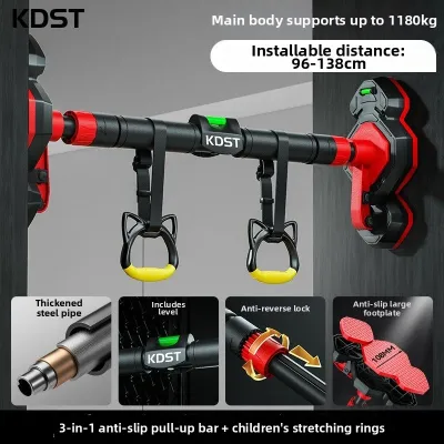 KDST | No-drill Wall Mounted Pull Up Bar for Kids Indoor Use
