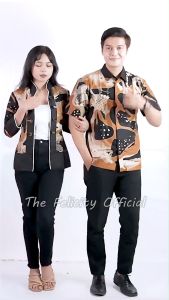 felicitybatik - Bolero Blazer Batik Atasan Wanita Couple Kemeja Batik Pria Seragam Batik
