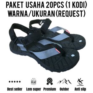 paket usaha sandal gunung talincang isi 20pcs . anak tanggung dewasa jumbo . pria wanita . lem kuat tahan air anti slip