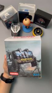 Tay cầm chơi game k21 - kèm nút bấm cho game PUBG ROS Free Fire..gắn điện thoại tiện lợi